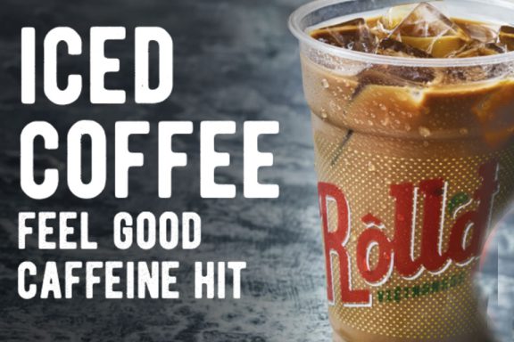 $2* Iced Coffee at Roll’d