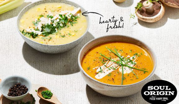 SOUL ORIGIN’S NEW HEARTY SOUPS