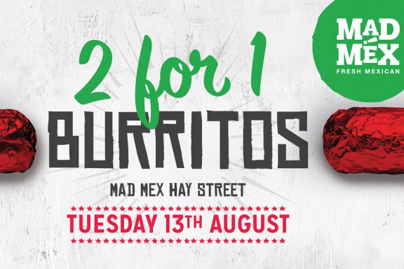 2 for 1 Burritos